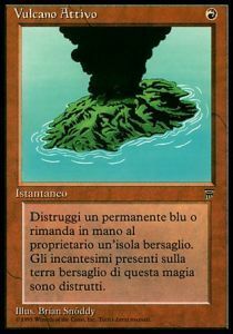 Active Volcano Card Front