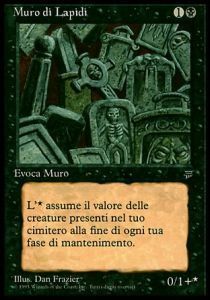 Wall of Tombstones Card Front