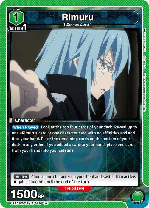 Rimuru Card Front
