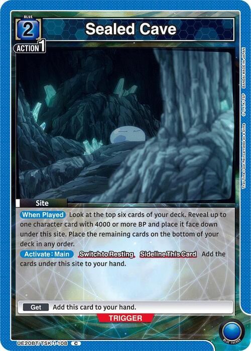 Sealed Cave Card Front