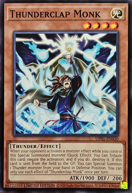 Thunderclap Monk Card Front