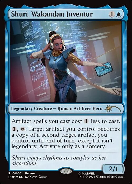 Shuri, Wakandan Inventor Card Front