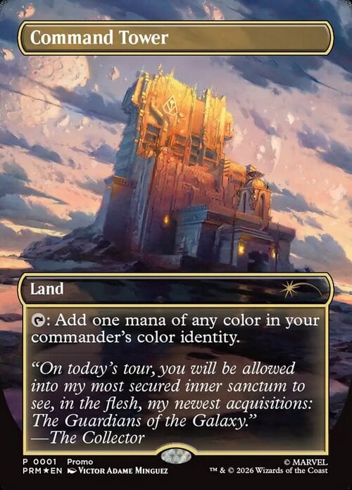 Command Tower Card Front