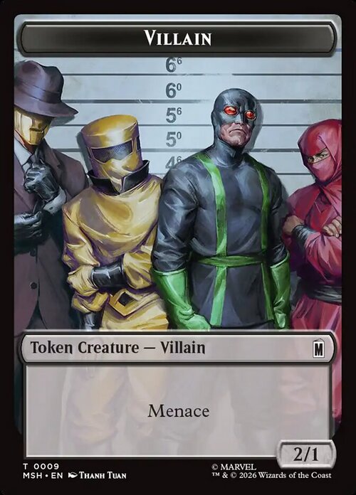 Villain // Treasure Card Front