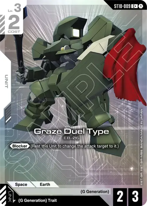 Graze Duel Type Card Front