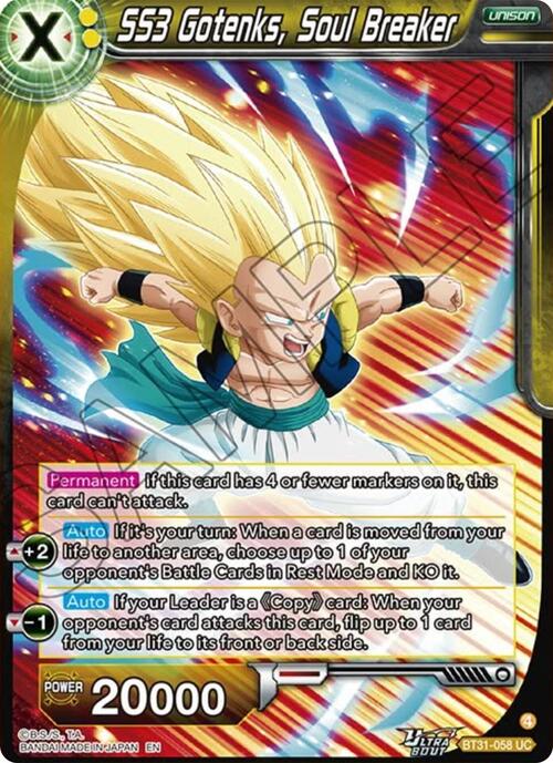SS3 Gotenks, Soul Breaker Frente