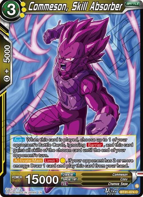 Commeson, Skill Absorber Frente