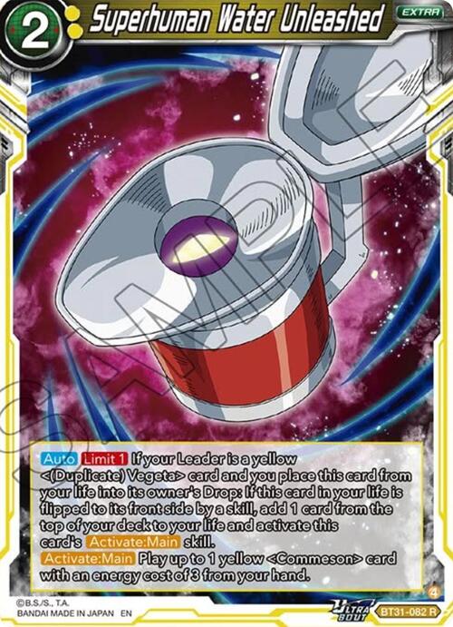 Superhuman Water Unleashed Card Front