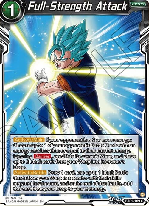 Full-Strength Attack Card Front