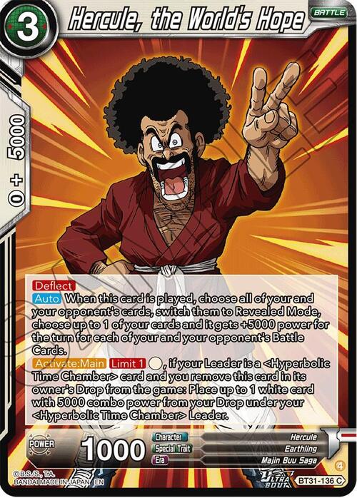 Hercule, the Worlds Hope Card Front