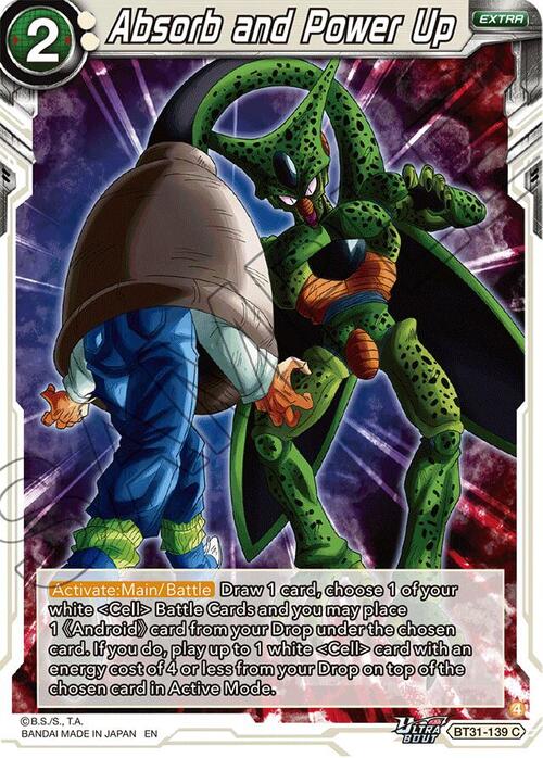 Absorb and Power Up Card Front