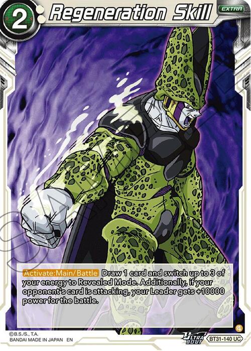 Regeneration Skill Card Front