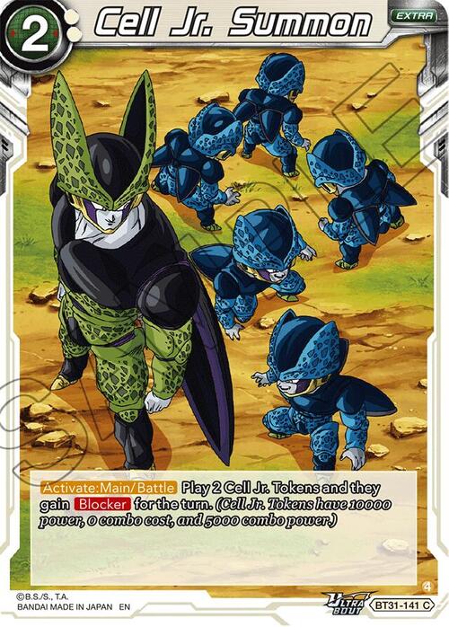 Cell Jr. Summon Card Front
