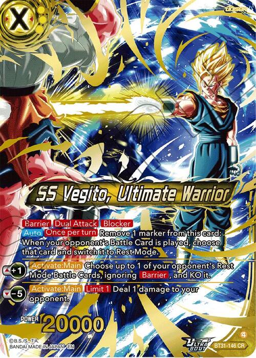 SS Vegito, Ultimate Warrior Frente