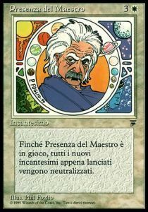 Presence of the Master Card Front