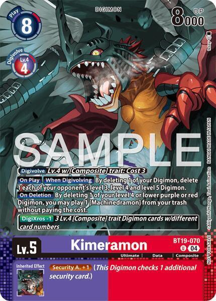 Kimeramon Card Front