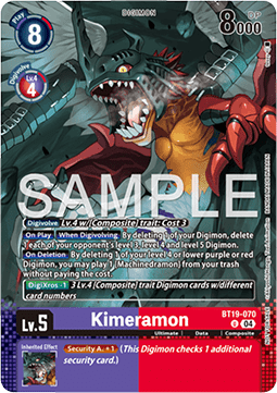Kimeramon Card Front