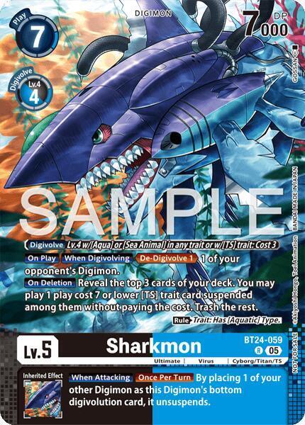 Sharkmon Card Front