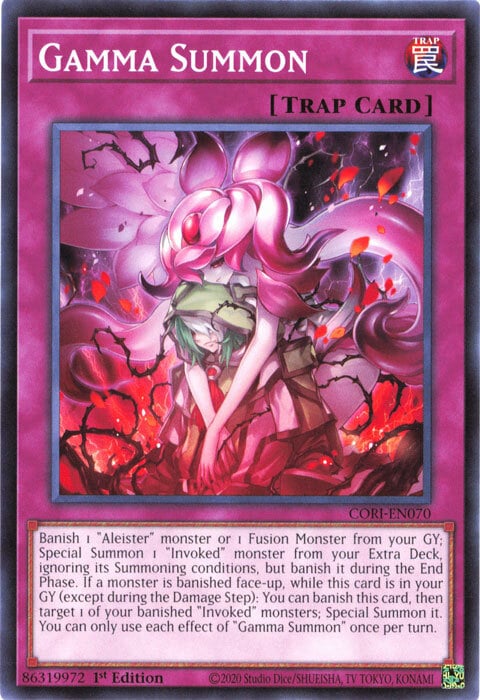 Gamma Summon Card Front