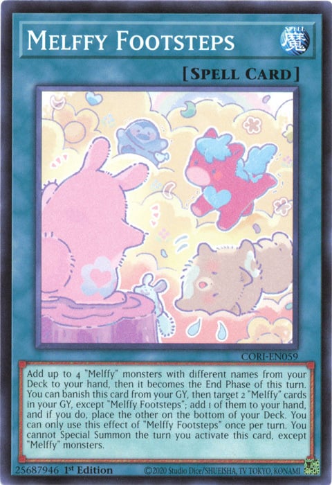 Melffy Footsteps Card Front