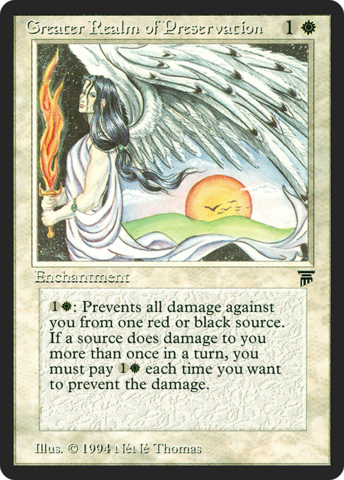 Greater Realm of Preservation Card Front