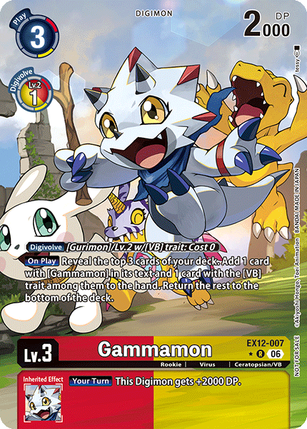 Gammamon Card Front