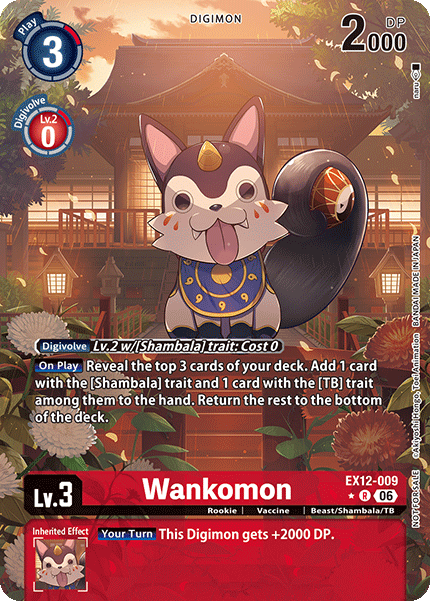 Wankomon Card Front