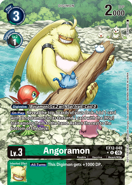 Angoramon Card Front