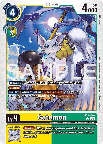 Gatomon Card Front