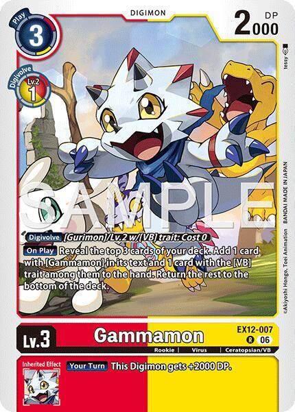 Gammamon Card Front