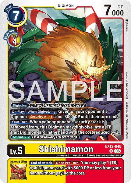 Shishimamon Card Front