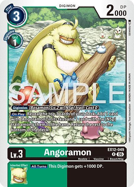 Angoramon Card Front