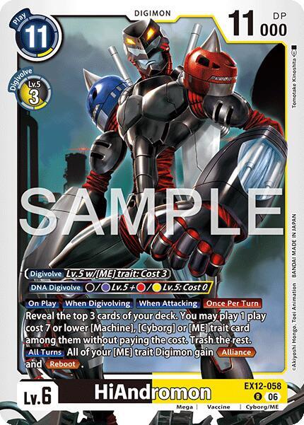 HiAndromon Card Front