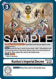 Kunluns Imperial Decree EX12-075 
