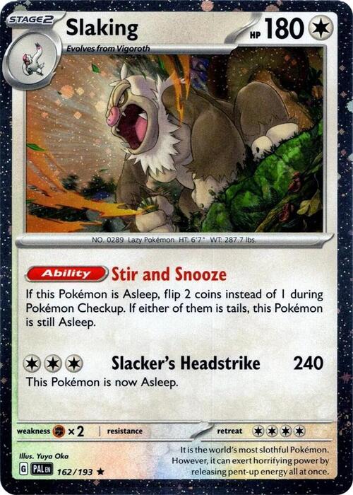 Slaking Card Front