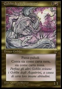 Goblin degli Acquitrini Card Front