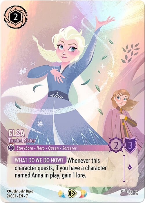 Elsa - Sorella Fidata Card Front