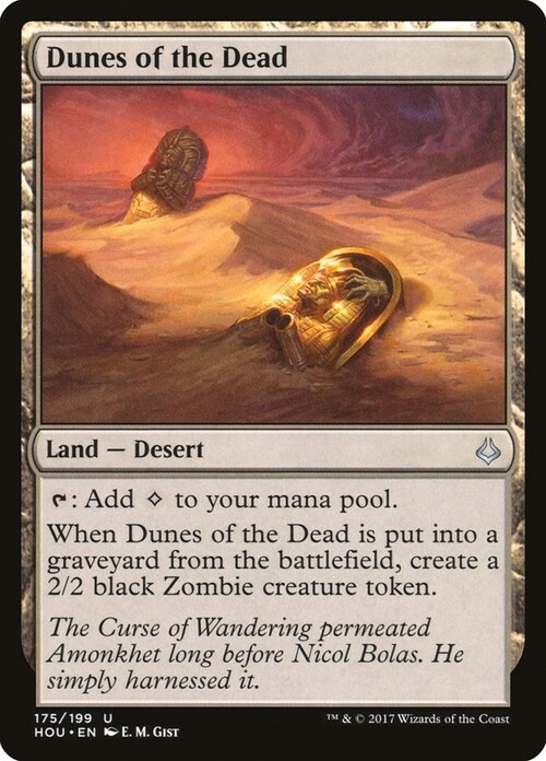Dunes of the Dead Card Front