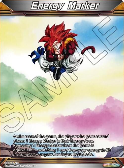 Energy Marker Card Front
