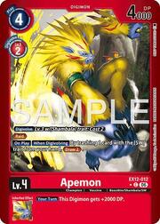 Apemon · Limited Foil EX12-012f