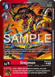 Greymon · Limited Foil EX12-010f