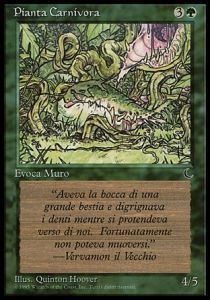 Pianta Carnivora Card Front