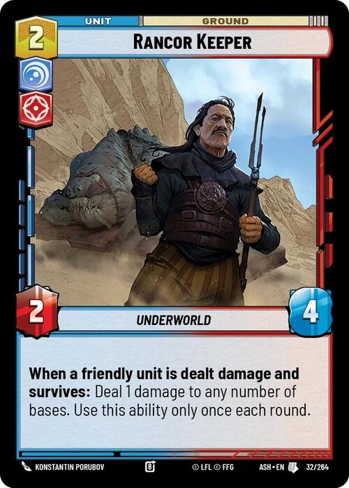 Cuidador del rancor Frente