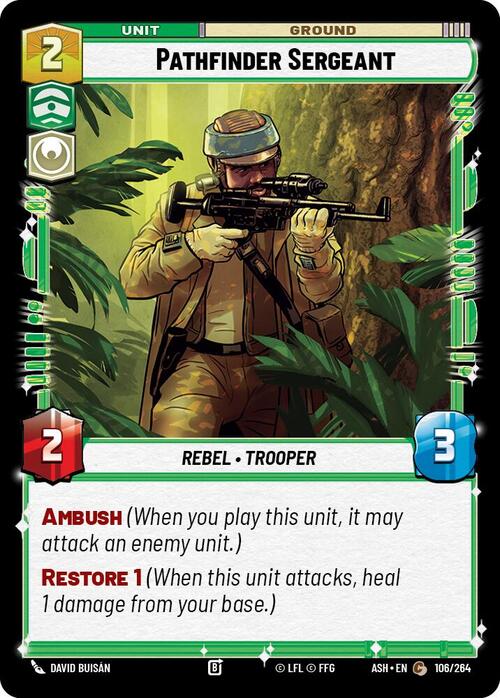Pathfinder Sergeant Card Front