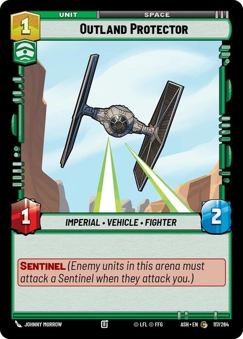 Outland Protector Card Front