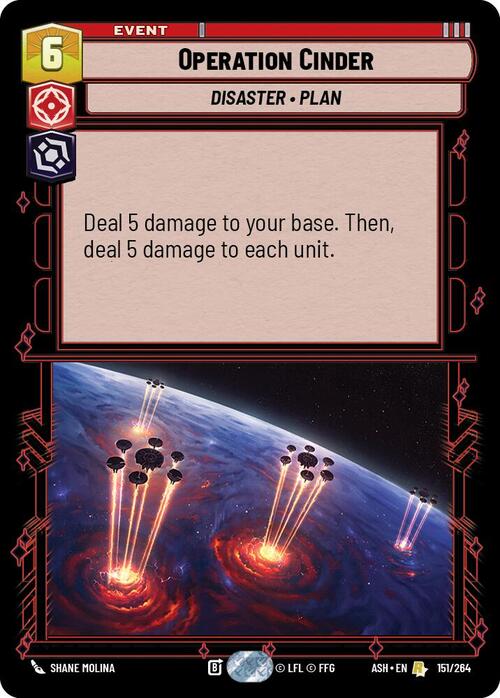 Operation Cinder Card Front