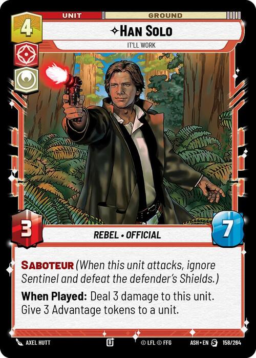 Han Solo - It'll Work Card Front