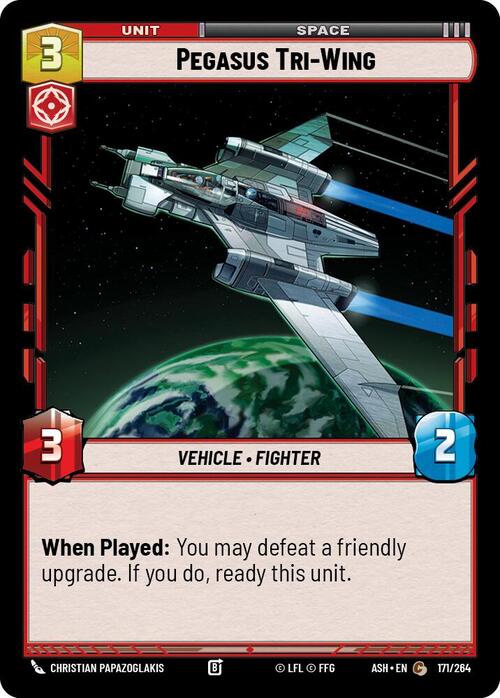Pegasus Tri-Wing Card Front