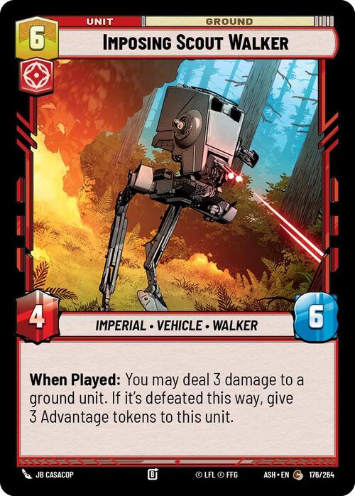 Imposing Scout Walker Card Front