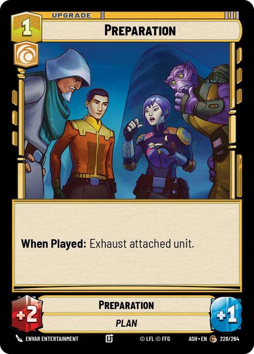 Preparation Card Front